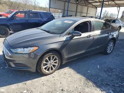 Salvage cars for sale at Cartersville, GA auction: 2017 Ford Fusion SE