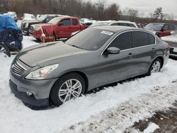 Vehiculos salvage en venta de Copart East Granby, CT: 2013 Infiniti G37