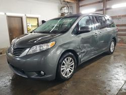 Salvage cars for sale at Pekin, IL auction: 2011 Toyota Sienna XLE