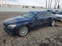 Salvage cars for sale at Van Nuys, CA auction: 2012 BMW 750 LXI