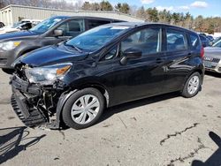 Salvage cars for sale at Exeter, RI auction: 2017 Nissan Versa Note S