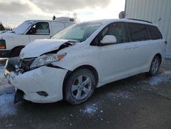 Salvage cars for sale at Bowmanville, ON auction: 2011 Toyota Sienna LE