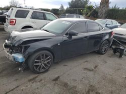 Salvage cars for sale at San Martin, CA auction: 2015 Lexus IS 250