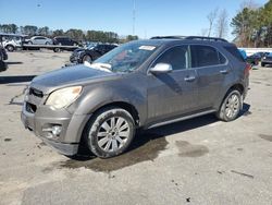 Salvage cars for sale at Dunn, NC auction: 2011 Chevrolet Equinox LT