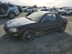 Salvage cars for sale at Antelope, CA auction: 1993 Honda Civic DEL SOL SI