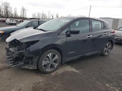 Salvage cars for sale at Portland, OR auction: 2019 Nissan Leaf S Plus