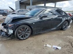 Salvage cars for sale at West Palm Beach, FL auction: 2021 Lexus IS 350 F Sport