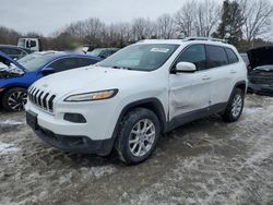 Salvage cars for sale at North Billerica, MA auction: 2018 Jeep Cherokee Latitude