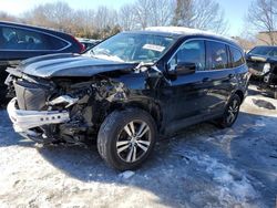 Salvage cars for sale at North Billerica, MA auction: 2016 Honda Pilot EXL