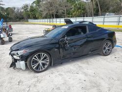 Salvage cars for sale at Fort Pierce, FL auction: 2018 Infiniti Q60 Luxe 300