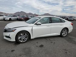 Salvage cars for sale at North Las Vegas, NV auction: 2018 Honda Accord LX