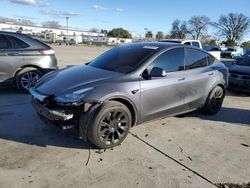 Salvage cars for sale from Copart Sacramento, CA: 2021 Tesla Model Y