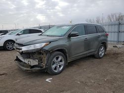 Salvage cars for sale at Greenwood, NE auction: 2017 Toyota Highlander SE