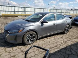 Salvage cars for sale at Dyer, IN auction: 2024 Nissan Sentra SV