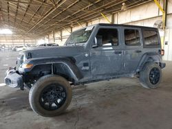 Jeep salvage cars for sale: 2019 Jeep Wrangler Unlimited Sport