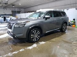 Salvage cars for sale at Candia, NH auction: 2023 Nissan Pathfinder Platinum