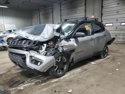 Salvage cars for sale at Franklin, WI auction: 2018 Jeep Compass Trailhawk