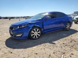 Salvage cars for sale at San Antonio, TX auction: 2012 KIA Optima SX