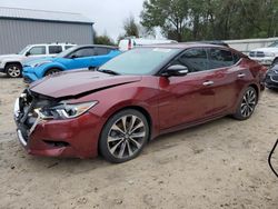 Salvage cars for sale from Copart Midway, FL: 2016 Nissan Maxima 3.5S