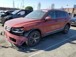 Salvage cars for sale at Wilmington, CA auction: 2019 Volkswagen Tiguan SE