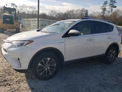 Salvage cars for sale at Augusta, GA auction: 2018 Toyota Rav4 HV LE