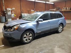 Salvage cars for sale at Ebensburg, PA auction: 2011 Subaru Outback 2.5I Premium