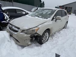 Subaru Impreza salvage cars for sale: 2014 Subaru Impreza Premium