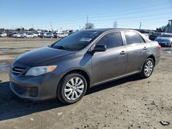 Salvage cars for sale at Eugene, OR auction: 2013 Toyota Corolla Base