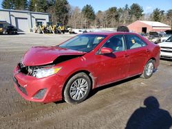 Salvage cars for sale at Mendon, MA auction: 2014 Toyota Camry L