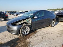 Salvage cars for sale at Houston, TX auction: 2021 Tesla Model Y