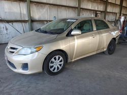 Toyota salvage cars for sale: 2013 Toyota Corolla Base