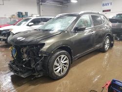 Salvage cars for sale at Elgin, IL auction: 2014 Nissan Rogue S