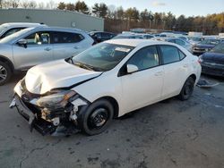 Salvage cars for sale at Exeter, RI auction: 2018 Toyota Corolla L