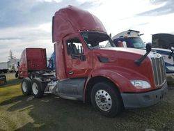 Salvage trucks for sale at Sacramento, CA auction: 2021 Peterbilt 579