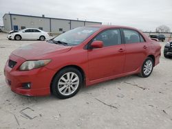 Salvage cars for sale at Haslet, TX auction: 2010 Toyota Corolla Base