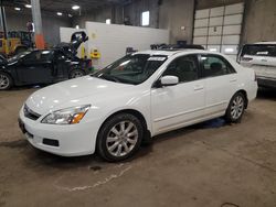 Salvage cars for sale at Blaine, MN auction: 2007 Honda Accord EX