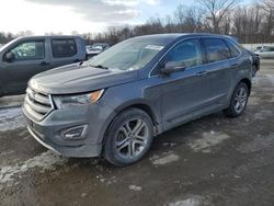 Salvage cars for sale at Ellwood City, PA auction: 2016 Ford Edge Titanium