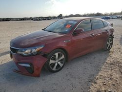 Salvage cars for sale at San Antonio, TX auction: 2019 KIA Optima LX