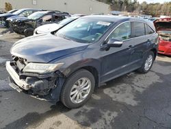 Salvage cars for sale at Exeter, RI auction: 2016 Acura RDX