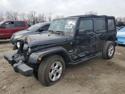 Salvage cars for sale at Baltimore, MD auction: 2013 Jeep Wrangler Unlimited Sahara