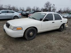 Ford salvage cars for sale: 2011 Ford Crown Victoria Police Interceptor