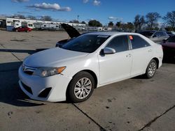 Salvage cars for sale from Copart Sacramento, CA: 2012 Toyota Camry Base