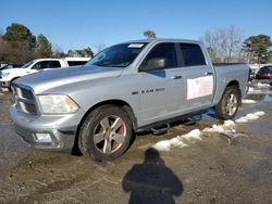 Salvage cars for sale at Hampton, VA auction: 2012 Dodge RAM 1500 SLT