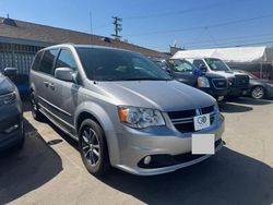 Salvage cars for sale at Los Angeles, CA auction: 2017 Dodge Grand Caravan SXT