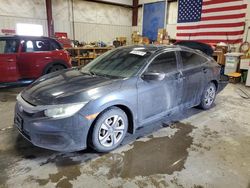 Salvage cars for sale from Copart Helena, MT: 2016 Honda Civic LX