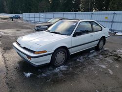 Salvage cars for sale at Arlington, WA auction: 1987 Acura Integra LS