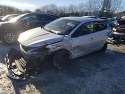 Salvage cars for sale at North Billerica, MA auction: 2017 Nissan Sentra S