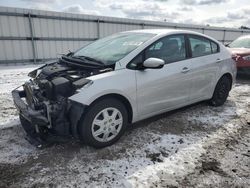 Salvage cars for sale from Copart Fredericksburg, VA: 2017 KIA Forte LX