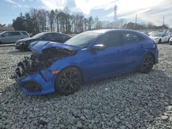 Salvage cars for sale at Mebane, NC auction: 2018 Honda Civic Sport Touring