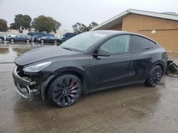 Salvage cars for sale at Hayward, CA auction: 2022 Tesla Model Y